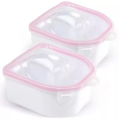 2Pcs Nail Soaking Bowl Double Layer Manicure Bowls Upgrade Thicken 2 PCS • $18.21