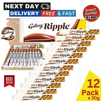 Galaxy Ripple Milk Chocolate Multipack 12 X 30g • £8.99