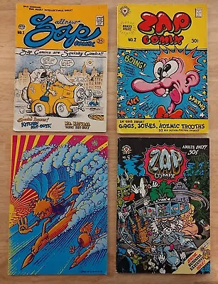 Zap Comix #1 #2 #5 & #13 • $31