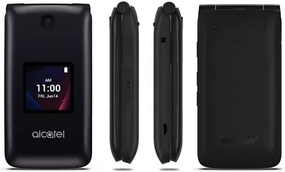 ☑️Alcatel GO FLIP V 4051S 8GB Black 4G LTE (Verizon Unlocked) Flip Phone A++☑️ • $49.99