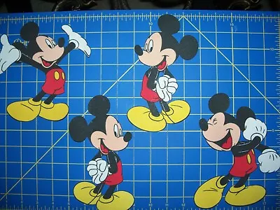 Fabric Iron-on Appliques - 6  Mickey Mouse (4 Options) • $3.98