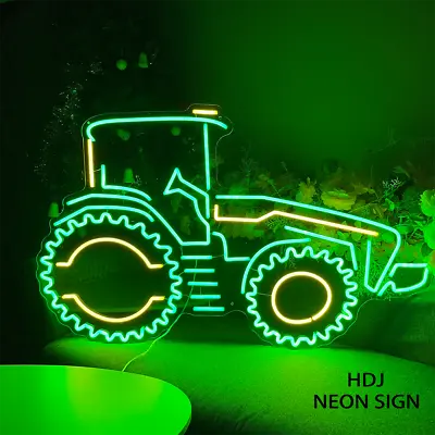 $224.99 • Buy 30  Custom Neon Sign Tractor LED Night Light For Home Bedroom BAR KTV Decor