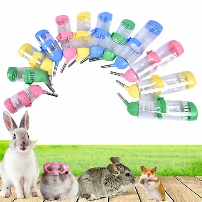 1PCS Hamster Drinker Plastic Hanging Rabbit Water Bottle Dispenser FeederWEWR • $2.56