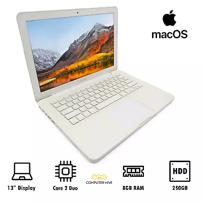 Apple MacBook 61 A1342 13  2009 C2D 2.26GHz 8GB 250GB GeForce 9400M *No Battery • £72.89