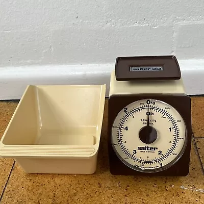 Retro Vintage Salter Weigh Mate Scale & Bowl Fantastic 1980s Kitchen Aid Cooking • $18.88