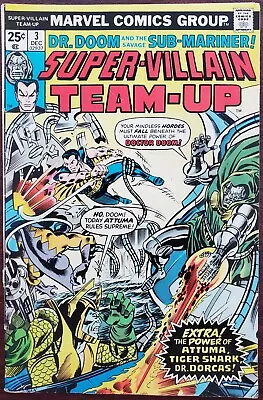 Super-Villian Team-Up #3 G+ 2.5 (Marvel 1975) ~ Doctor Doom & Namor✨ • $3.49