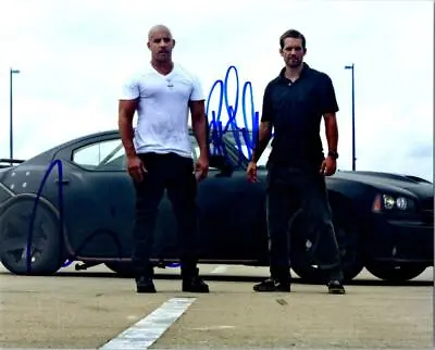 Vin Diesel Paul Walker Signed 8x10 Photo Signed Picture Beautiful Photo With COA • $73.46