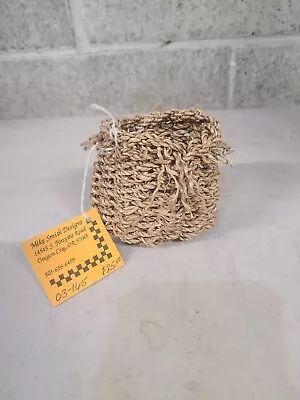 VINTAGE Mike Smith BASKET Pacific Northwest Artist Sea Grass • $4.50