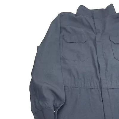 Bulwark Coveralls Mens 50 Reg Blue Long Sleeve Insulated Workwear Boiler Suit • $29.95