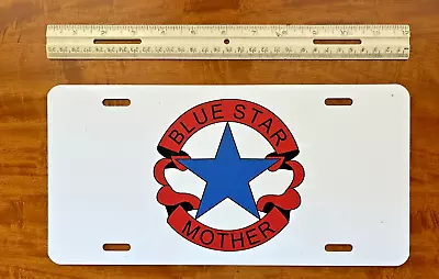 Aluminum Military License Plate Blue 3 Star Mother-Never Used • $10