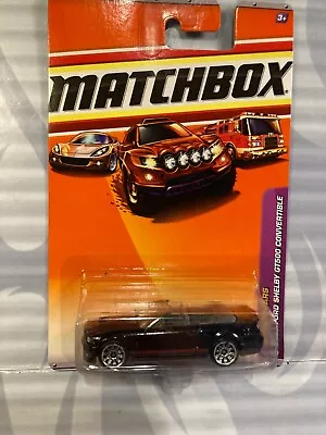 2009 Matchbox #7 = 2007 Shelby Gt500 Mustang = Black • $1.99