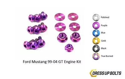 Purple Dress Up Bolt Kit For 1999-2004 Ford Mustang GT (Engine) • $74.24