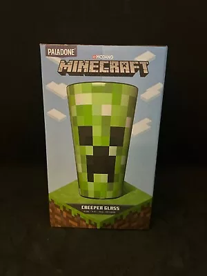 Minecraft Green Creeper Drinking Glass/Tumbler Perfect Christmas Gift • $12.42