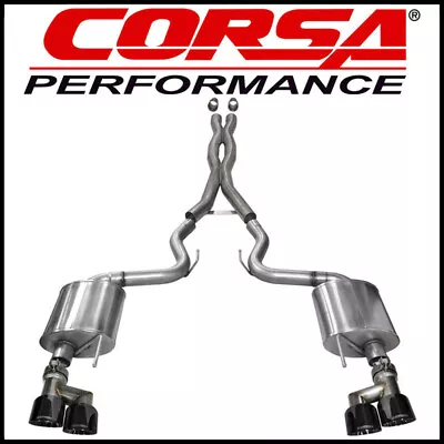 Corsa Sport 3  Dual Cat Back Exhaust System Fits 2015-2018 Ford Mustang GT 5.0L • $1898.98