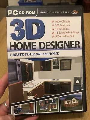 3D Home Designer [ PC Cd Rom] Create Your Dream Home • £1