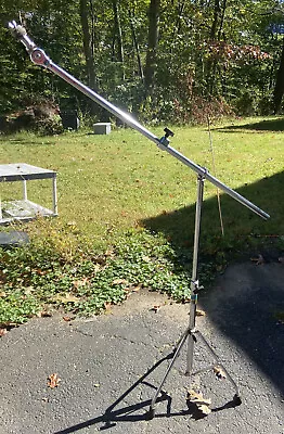 Vintage Ludwig Hercules BOOM Cymbal Stand Blue Olive Badge Tubular • $120