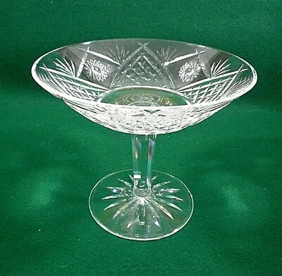 Waterford Crystal Cut Glass Pedestal Candy Dish Ca. 1980 • $38