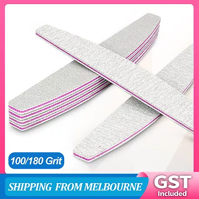 1/100PCS Nail Files Harbour Bridge 100/180 Grit Professional Manicure Pedicure • $2.29