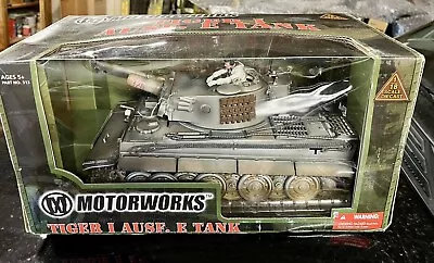 Ultimate Soldier Motorworks 1/18 German Wwii Tiger Tank Winter Diecast Metal Nib • $89.99