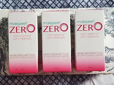 (3) Maxi-peel Zero Micro-Exfoliant Fluid Lightening Smoothening 50ml Exp.2024 • $25.99