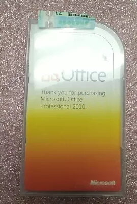 Microsoft Office Professional 2010 With Product Key Only (No Disk) • $22.50