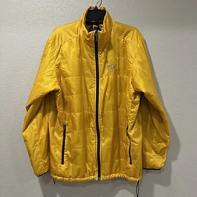 Mountain Hardwear Puffer Yellow Coat Jacket Men’s Size XL OM4814 Full Zip • $75