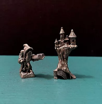 Gallo Partha ? Pewter Metal Fantasy Wizard Castle Diorama Mini Figurine AD&D GOT • $16.99