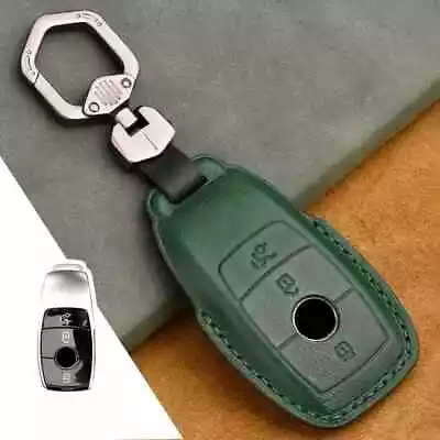 Leather Car Key Cover Case For Mercedes Benz A C E S G GLS CLA Class W213 W177 • $24.55