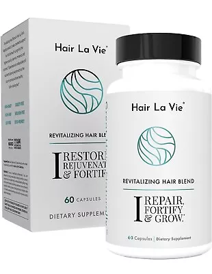 Hair La Vie Revitalizing Blend Hair Growth Vitamins Biotin Collagen Saw Palmetto • $40