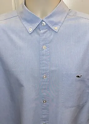 Vineyard Vines Men’s Light Blue Classic Fit Button Down L/S Tucker Shirt Size L • $18