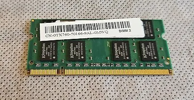 £8.50 • Buy Kingston TTX760-ELF, 2GB, PC2-6400, DDR2 RAM, 800 MHz, SODIMM, CN-0TX760