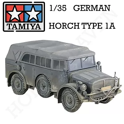 Tamiya 1/35 German Horch Type 1A Military Model Kit Fast Shipping 35052 • £12.09