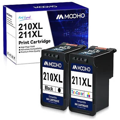 Ink Compatible With Canon PG-210XL CL-211XL PIXMA MP480 490 495 MX320 330 Lot • $17.95