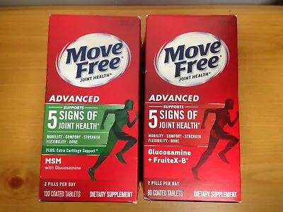 Schiff Move Free Joint Health MSM & Glucosamine + FruiteX-B Exp 6+12/2025 • $29.90