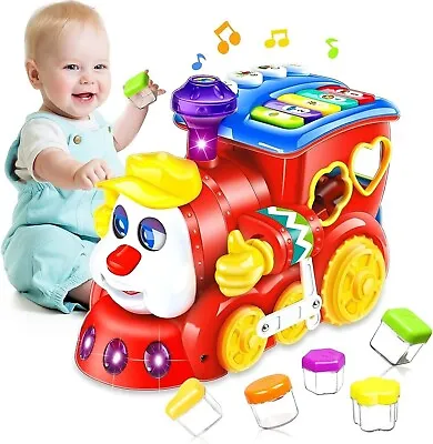 Train Crawling Baby Toys 6 12 18 Months Learning Educational Infant Toys • £20.75