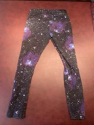 Rude Galaxy Print Skinny Jeans • $14.99