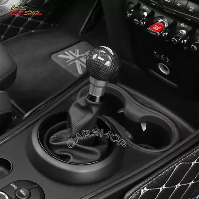 For Mini Cooper R56 R57 F54 F55 F56 F60 JCW Carbon Fiber Gear Shift Knob Lever • $82.60