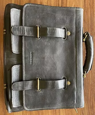 Monsac Leather Vintage Briefcase  • $100