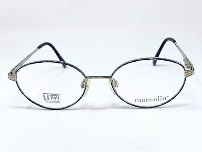 New MARCOLIN 2023 Thin Purple Tortoise Titanium Women Eyeglasses Frame 52-18-135 • $48