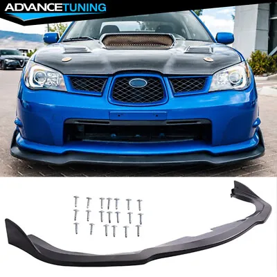 Fits 06-07 Subaru Impreza WRX STI S204 CS2 Style Front Bumper Lip Splitter- PP • $67.99