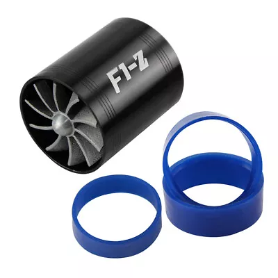 F1-Z 2.5'' Double Supercharger Turbine Turbo Charger Air Intake Fuel Saver Fan  • $20.46