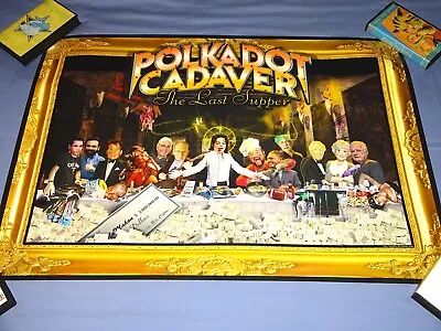 Polkadot Cadaver The Last Supper Poster 27 X39  Michael Jackson Farrah Fawcett • $200