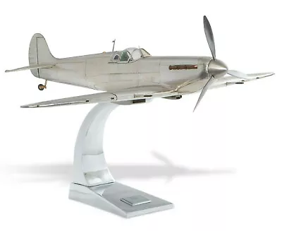 RAF Supermarine Spitfire Aluminum Airplane Model 24  Fighter Aircraft Decor New • $918