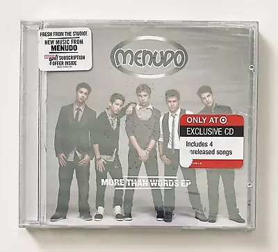 Menudo More Than Words 4 Track EP 2007 CD Brand New Sealed Target Exclusive • $7.95