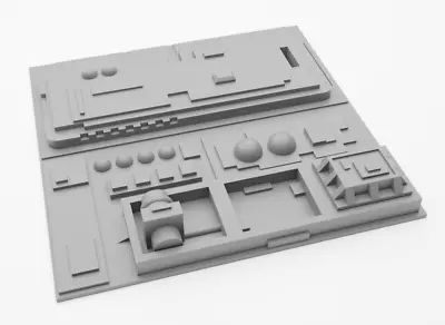 Custom Death Star Surface Tiles For 3.75 In (1:18 Scale) Figure Diorama • $19.99