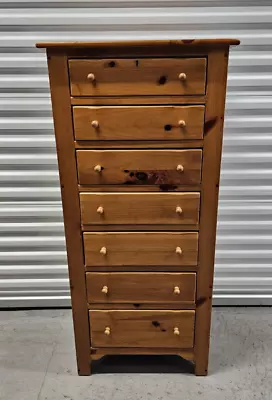 Ethan Allen Country Craftsman Lingerie Chest Item #19-5314 In #657 Light Golden • $895