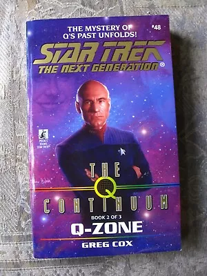 Greg Cox - Q-Zone (Star Trek: The Next Generation) - Paperback • £5.63