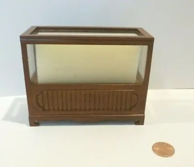 Bespaq Dollhouse  Miniature Olde Time Display Counter 3817 New Walnut Finish • $38.95
