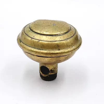 Vintage SINGLE Brass Doorknob Salvage Door Hardware 2.25  Dented • $8