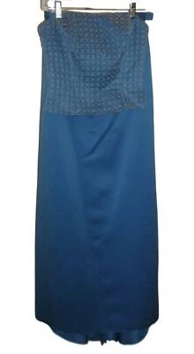 £29 • Buy Ladies Womens Teen Alfred Angelo Blue Formal 2 Piece Prom Bridesmaid Dress S 6
